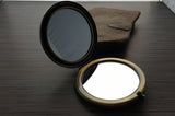 Handmade Bronze Or Silver Scottish Thistle Cameo Compact Mirror