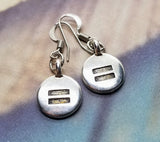Handmade Silver Equal Human Rights Earrings