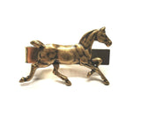 Handmade Steampunk Brass Horse Tie Clip Tie Bar