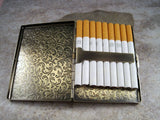 Handmade Antique Silver Embossed Angel Cigarette Case