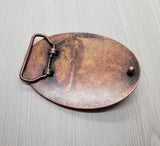 Handmade Antique Copper Steampunk Rooster Belt Buckle