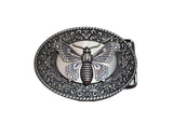 Handmade Oxidized Silver Butterfly Belt Buckle