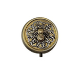 Handmade Bronze Bee Pill Box