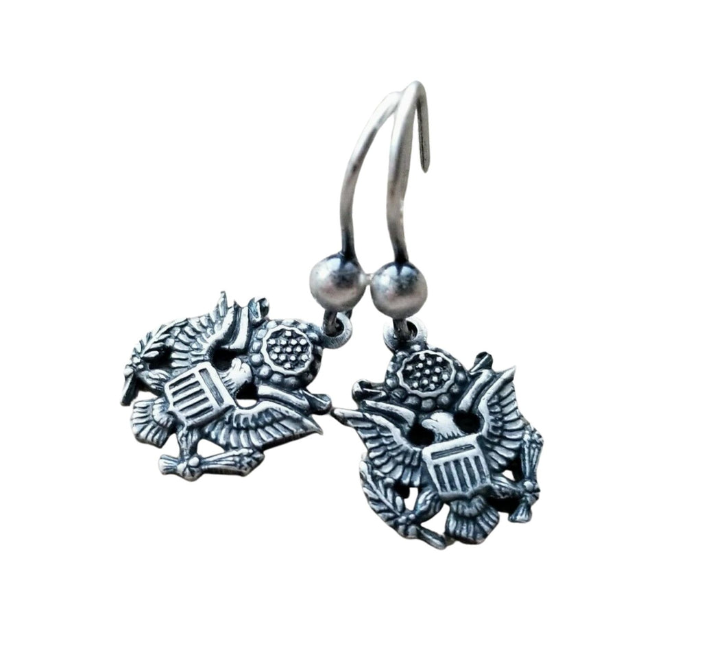 Handmade United States Army Earrings